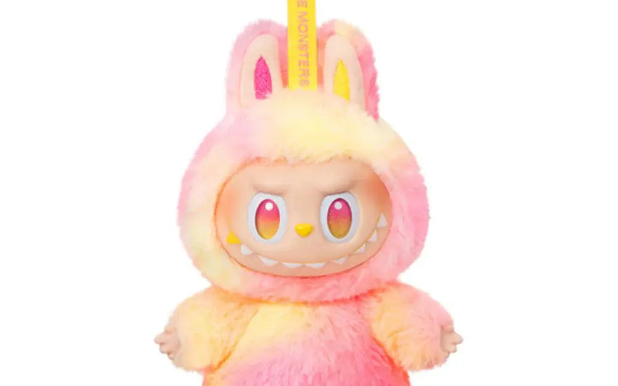 Pop Mart Labubu I Mostri Grande Serie Energia Fedeltà Vinile Peluche Ciondolo — il ciondolo peluche tie-dye che devi avere