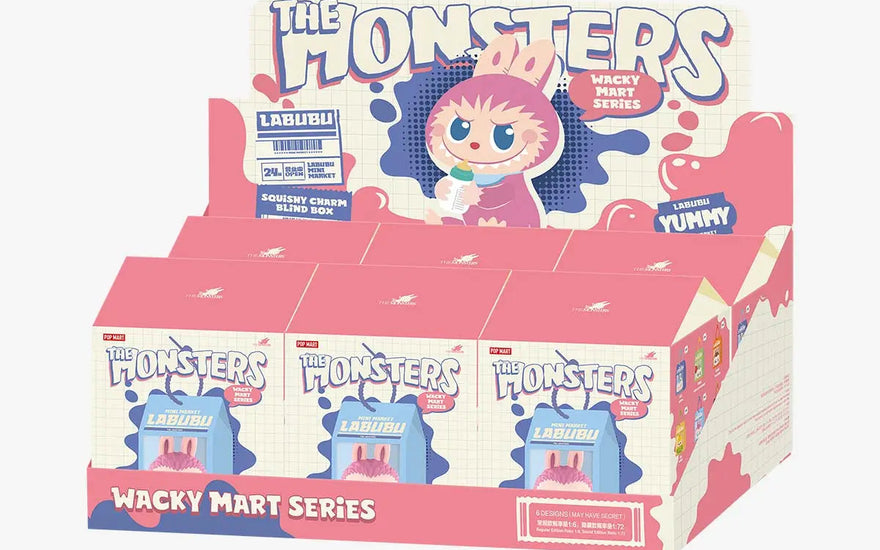 Pop Mart Labubu The Monsters Serie Wacky Mart Squishy Charm Blind Box — La sorpresa da collezione imprescindibile