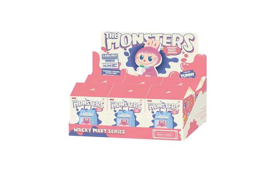 Pop Mart Labubu The Monsters Wacky Mart Series Squishy Charm (6 Blind Box) — Charms sorpresa irresistibles