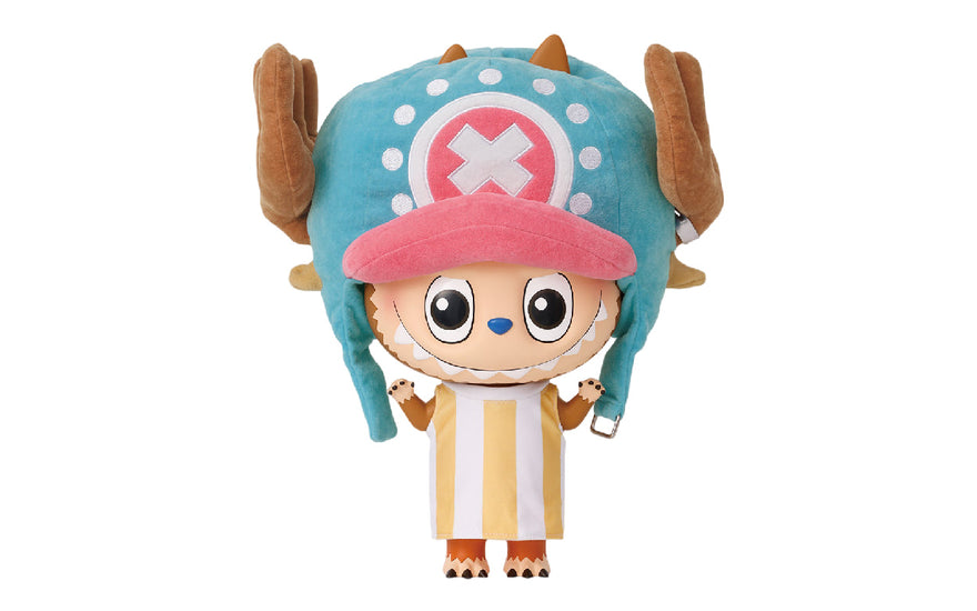 Pop Mart Labubu The Monsters x One Piece Mega Labubu Tonytony Chopper 400%/1000% — La figura vinilo imprescindible para fans