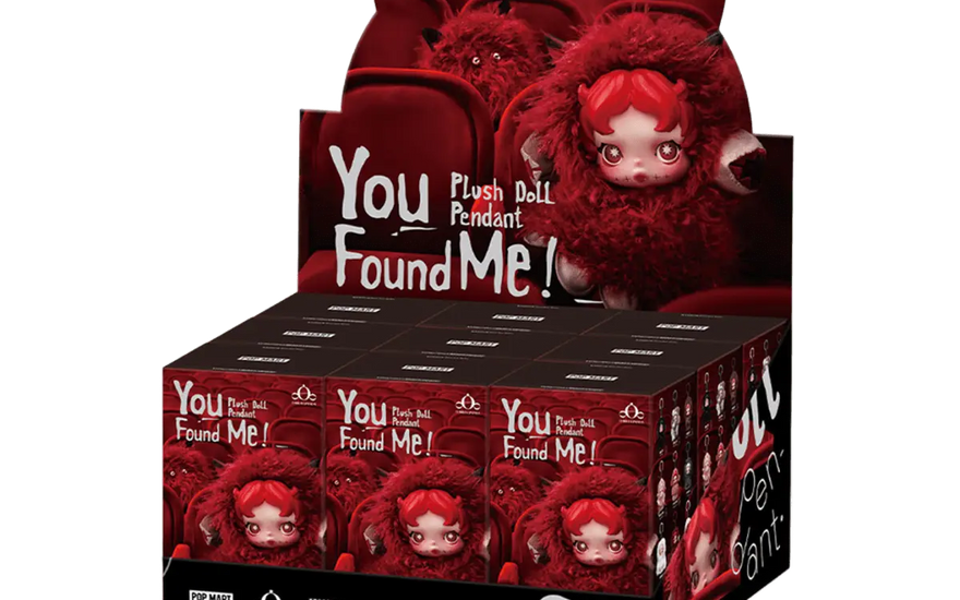 Pop Mart SKULLPANDA You Found Me! Series Plush Doll Pendant: the must-have plush keychain