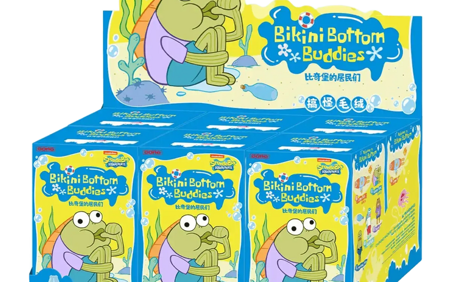 Pop Mart SpongeBob Squarepants Bikini Bottom Buddies Whimsical Plush Blind Box: Surprise and nostalgia in every box! 