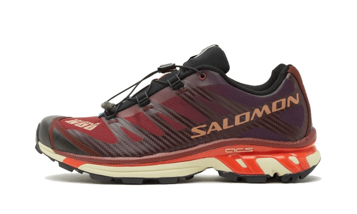Salomon XT-4 Bitter Chocolate Mocha Mousse Fiery Red: la silueta trail que domina los tonos tierra