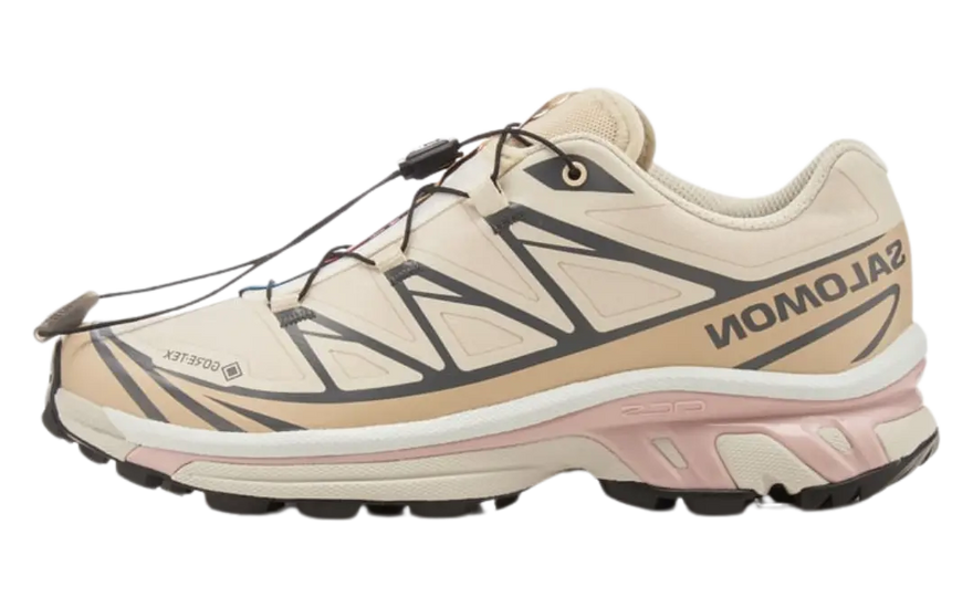 Salomon XT-6 Almond Milk Mauve: Zapatillas trail que combinan estilo y rendimiento