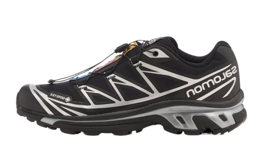 Salomon XT-6 Gore-Tex Svart Silver: Vattentäta terrängskor med stil och överlägset grepp
