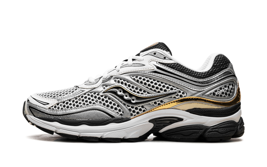Saucony ProGrid Omni 9 Silver Gold: Soporte legendario y estilo urbano