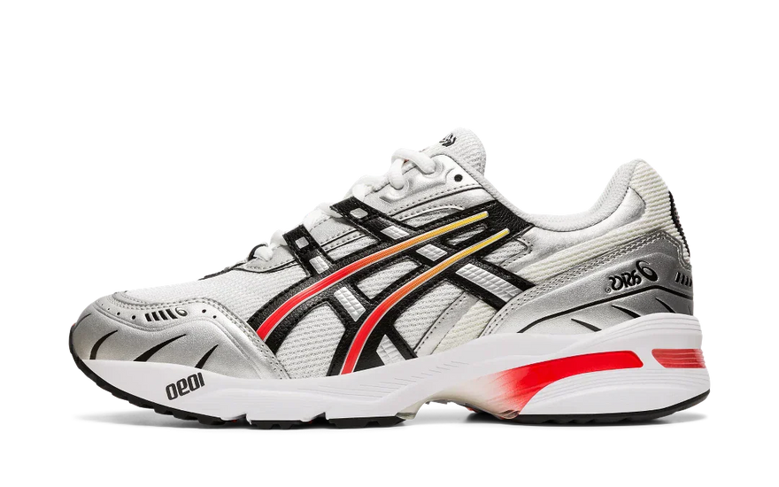 ASICS Gel-1090 White Black: Retro Sneakers with GEL Cushioning and Urban Style
