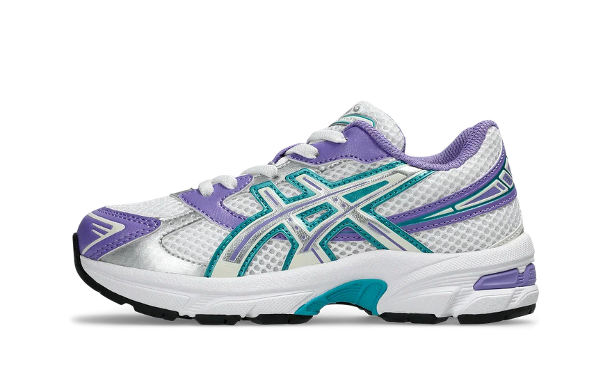 ASICS Gel-1130 White Space Lavender (PS) — Retro-Schuhe mit Gel-Dämpfung für Kinder