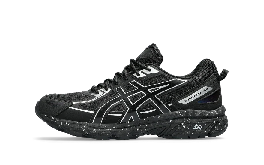 ASICS Gel-Venture 6 Black Pure Silver: Stadtnaher Pfad mit Stil und GEL-Dämpfung