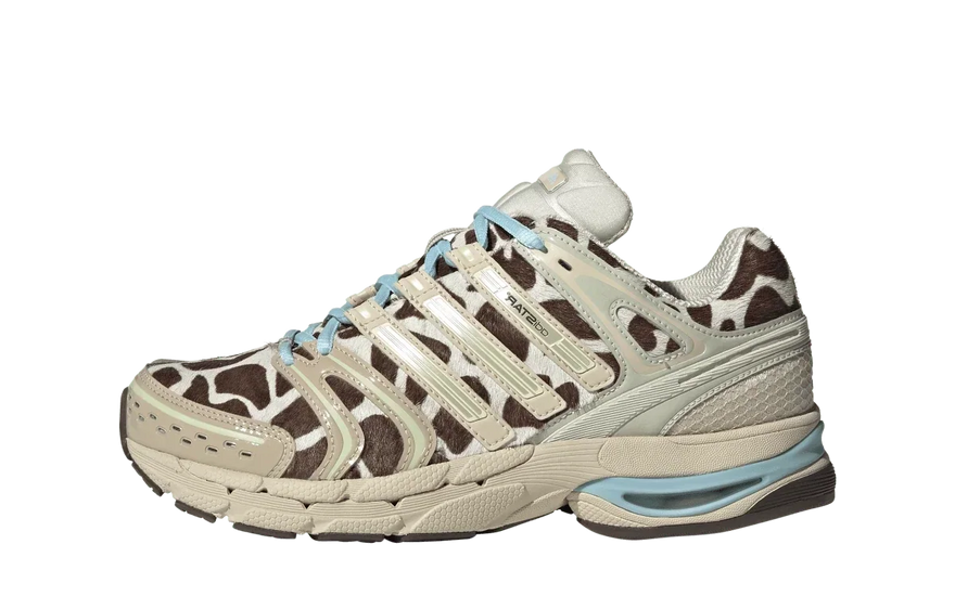 Adidas Adistar Control 5 Cow Print Crystal Linen: la retro-running con estampado vacuno que arrasa en 2026