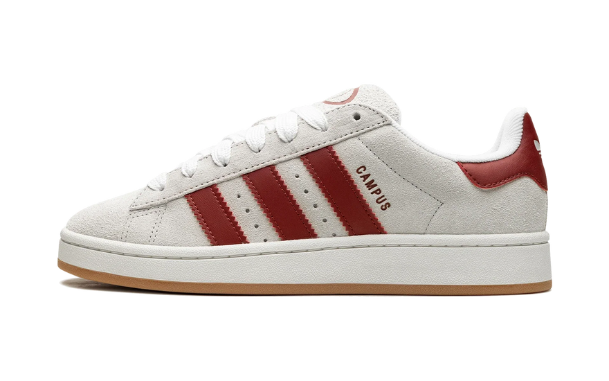 Adidas Campus 00s Crystal White Preloved Ruby: la review honesta del blanco con rojo apagado que domina 2026
