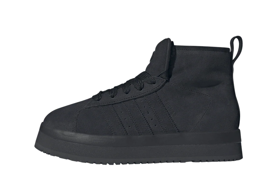 Adidas Campus 00s Winter Mid Black Carbon — clásico Campus con estilo invernal