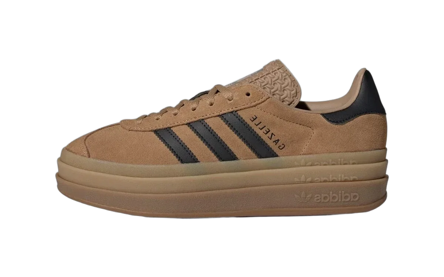 Adidas Gazelle Bold Cardboard Black Gum: la plataforma que domina el streetwear en 2026