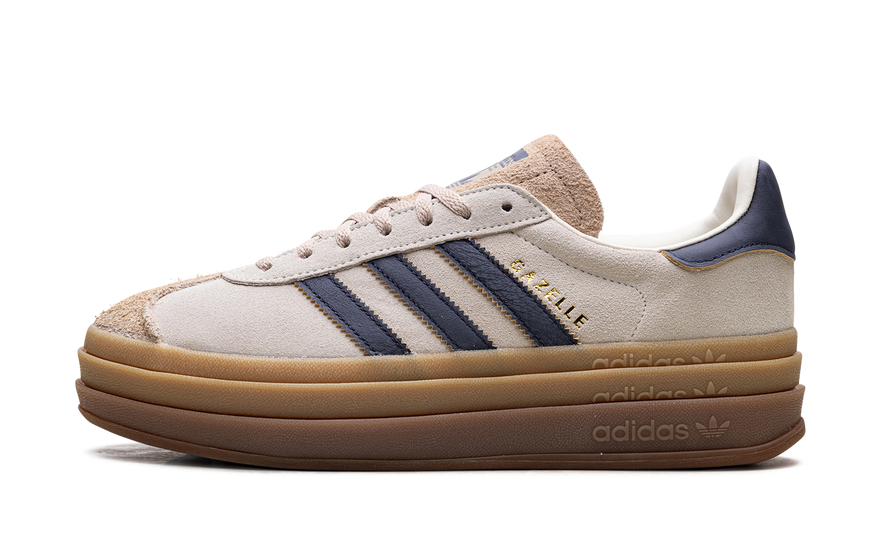 Adidas Gazelle Bold Cream Night Indigo — Plataforma retro con actitud urbana