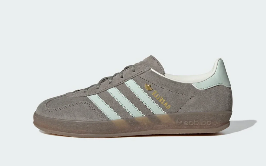 Adidas Gazelle Indoor Silver Pebble Linen Green: la combinación gris y verde que domina 2026