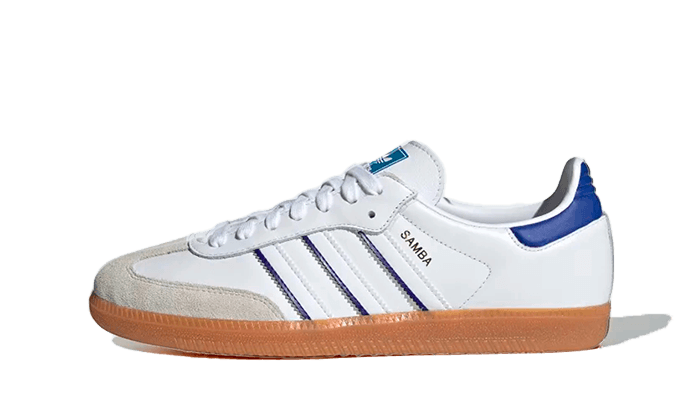 Adidas Samba Läder Molnvit Klarblå: en förnyad klassiker för din stadsstil