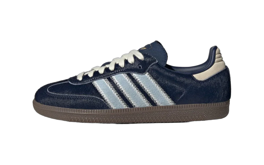 Adidas Samba OG Pony Hair Night Indigo Clear Sky: icono retro en pelo de potro