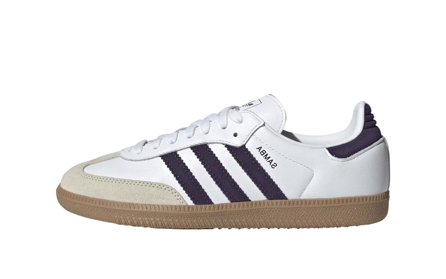 Adidas Samba OG White Alumina Aurora Plum — La Samba que renueva tu rotación