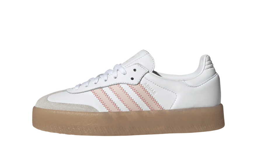 Adidas Sambae White Sandy Pink Red: the retro-feminine sneaker you need
