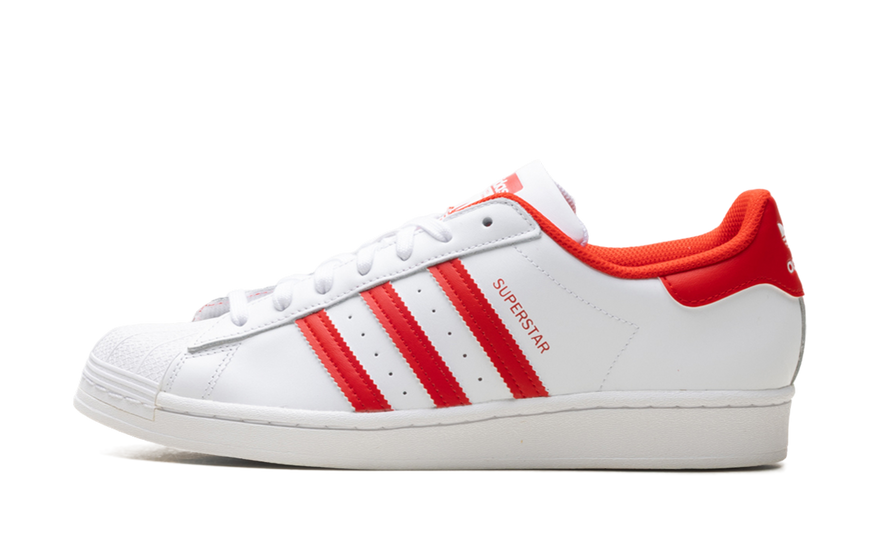 Adidas Superstar Cloud White Vivid Red: the classic that elevates your outfit