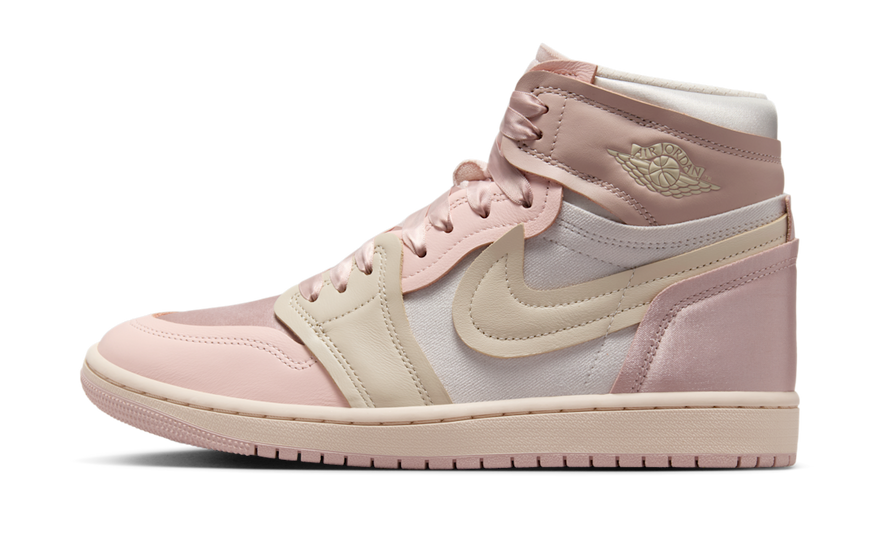 Air Jordan 1 High Method Of Make Pink Oxford: Pink Oxford με αστική στάση