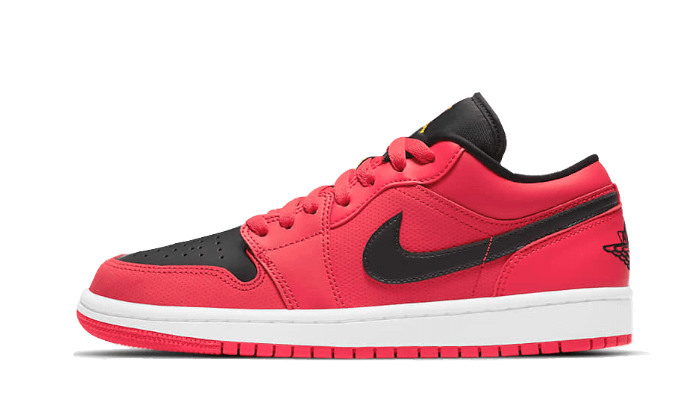 Air Jordan 1 Low Siren Red — urban sneakers in vibrant red