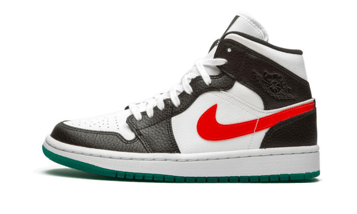 Air Jordan 1 Mid Alternate Swooshes Red Yellow: El giro más vibrante al clásico AJ1