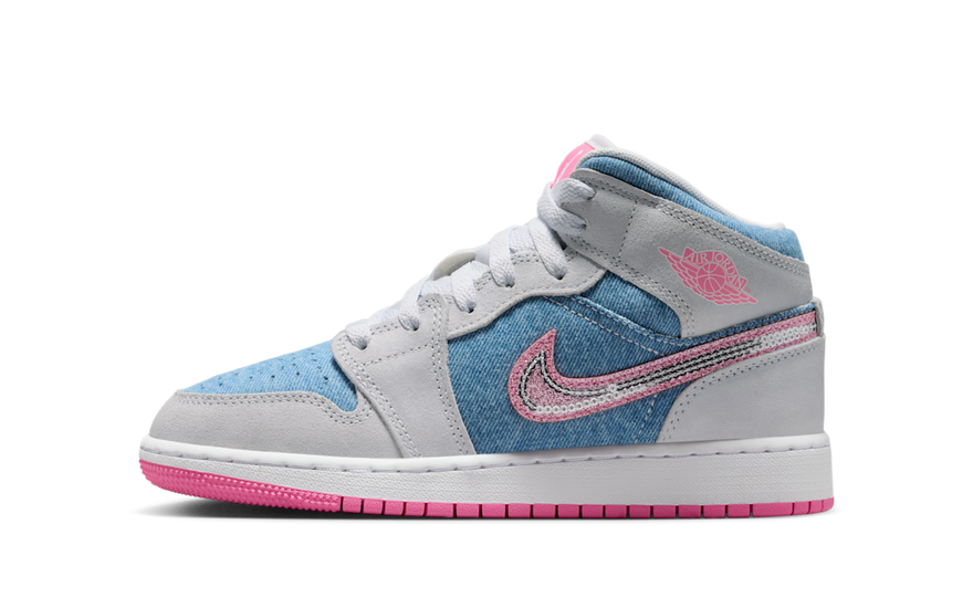 Air Jordan 1 Mid Denim Sequin: Džínovina s třpytem pro tvůj městský styl