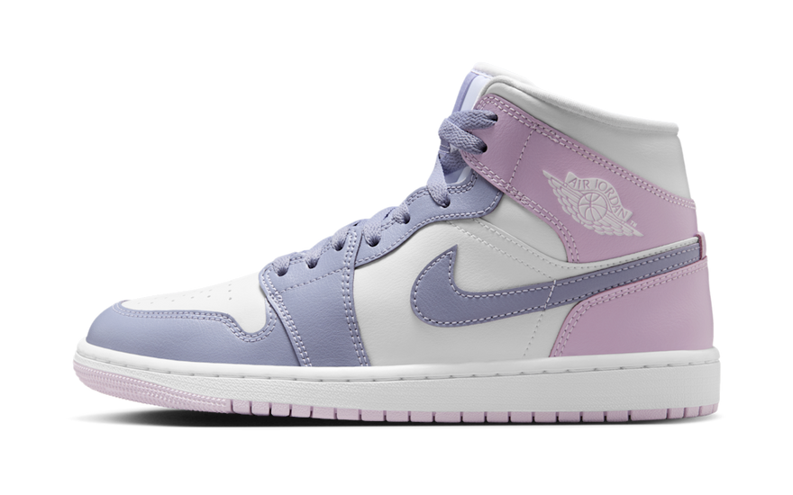 Air Jordan 1 Mid Indigo Haze Doll White — Elevate your urban style with Air cushioning