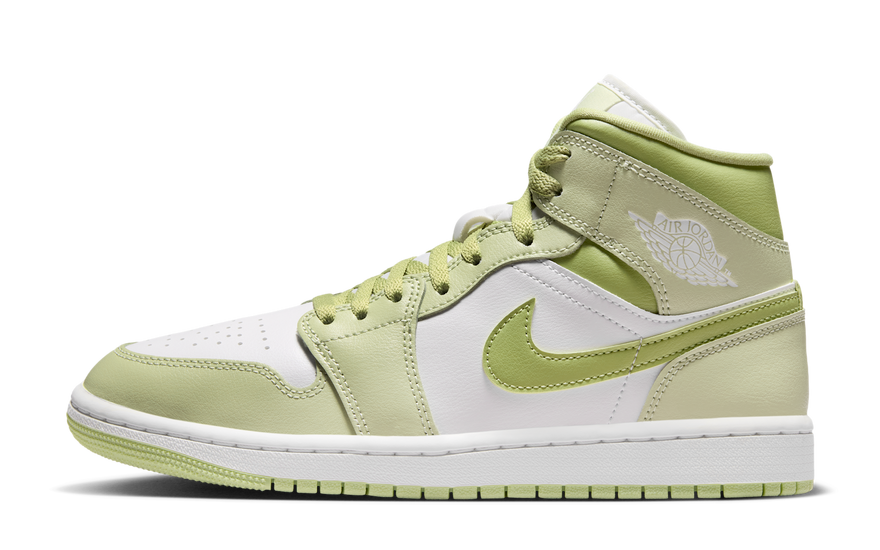 Air Jordan 1 Mid Olive Aura Lawn: El toque oliva que eleva tu streetwear