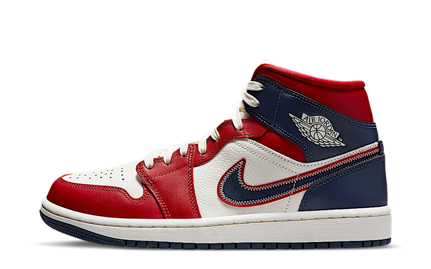Air Jordan 1 Mid USA (2022) — Icono patriótico con estilo premium