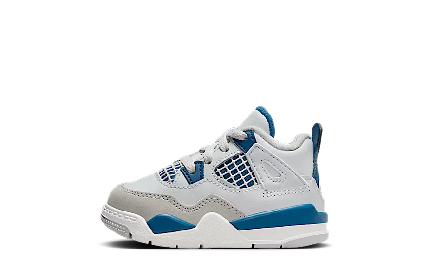 Air Jordan 4 Rétro Bleu Militaire (2024) (TD) : classique emblématique pour les petits avec style et confort