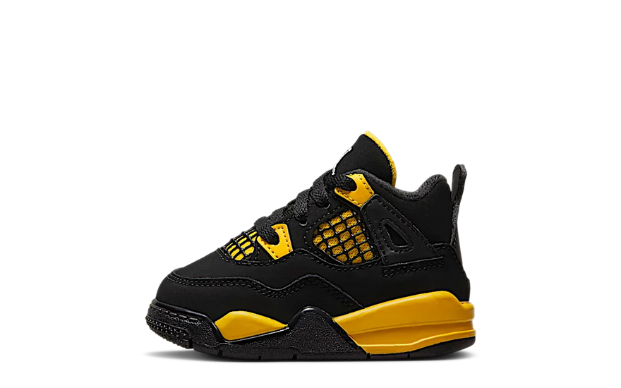 Air Jordan 4 Retro Thunder (2023) (TD) — El icono infantil con estilo legendario