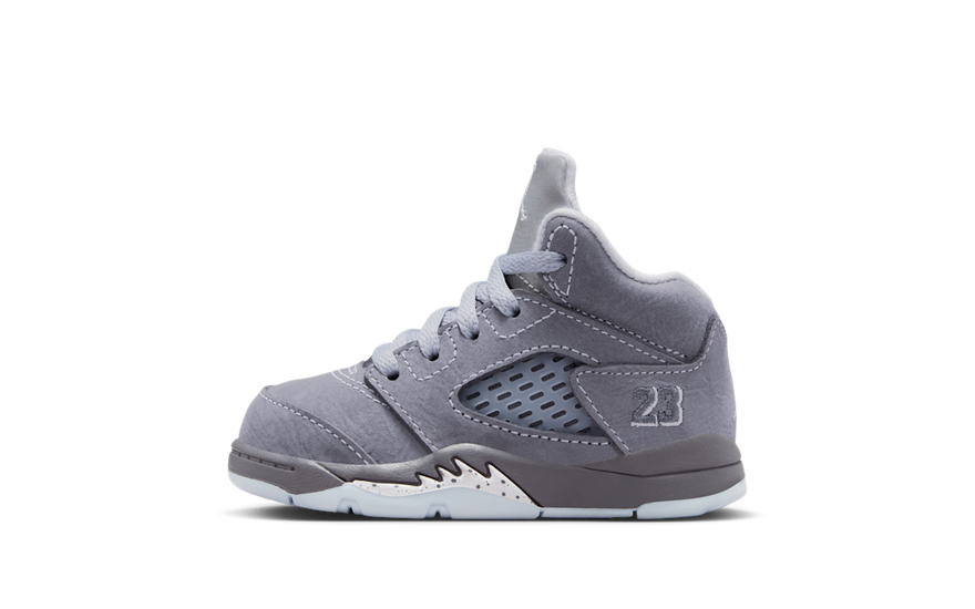 Air Jordan 5 Retro Wolf Grey (2026) (TD) — Zapatillas infantiles con estilo 90s y confort moderno