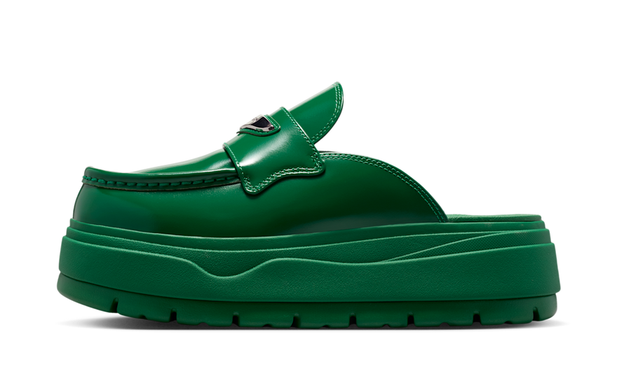 Air Jordan Mule Malachite Srebrny Metaliczny — Styl Jordan i wygoda wsuwanych butów