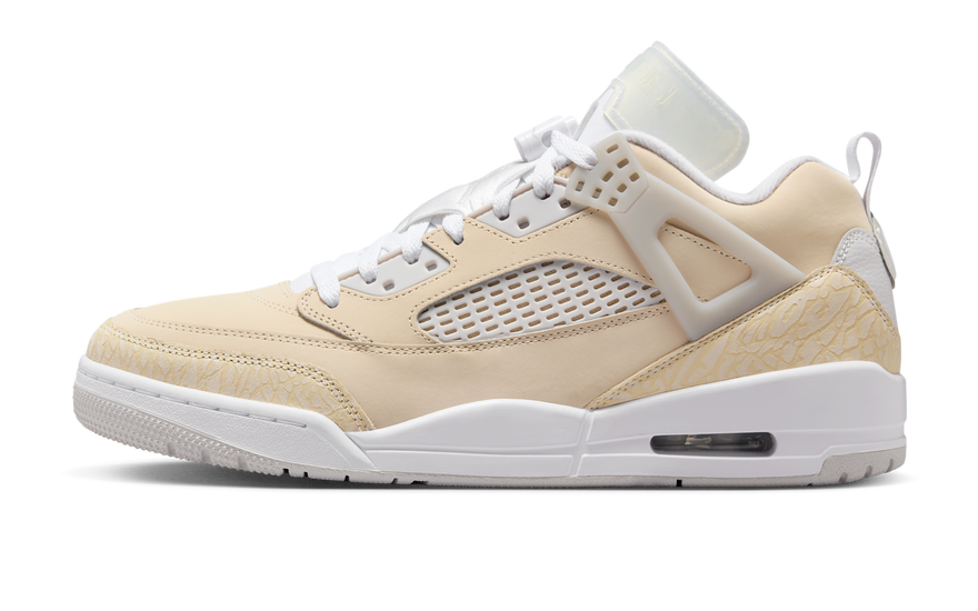 Air Jordan Spizike Low Sanddrift White — Retro style with modern comfort