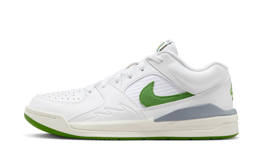 Air Jordan Stadium 90 White Sail Lightning Chlorophyll: Estilo 90s con Comodidad Moderna