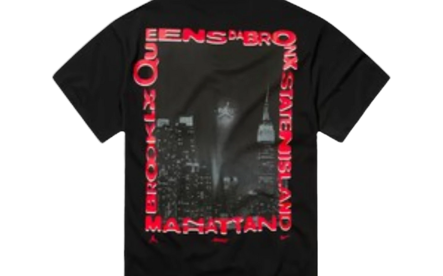 Awake x Air Jordan 5 Borough Tee Black — La camiseta negra que eleva tu streetwear