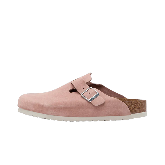 Birkenstock Boston Soft Footbed Suede Pink Clay: the pink clog that changes your steps