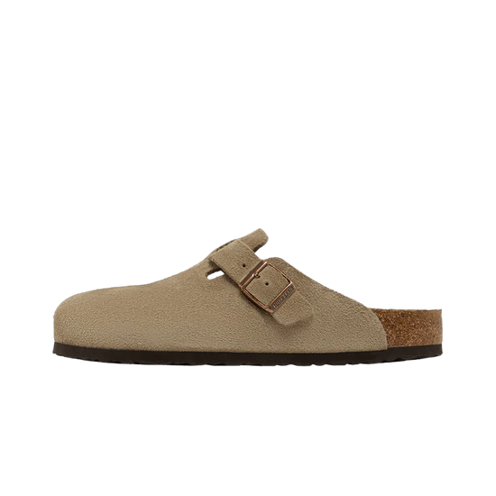 Birkenstock Boston Soft Footbed Suede Taupe: el clog que transforma tus días de pie