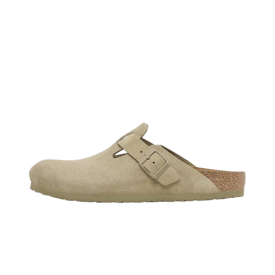 Birkenstock Boston Suede Faded Khaki: el clog de ante que elevará tu estilo