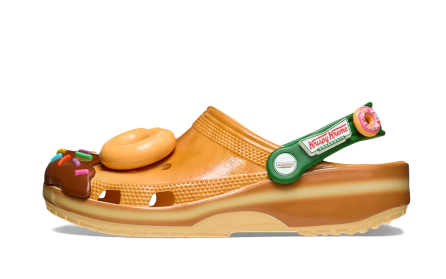 Crocs Classic Clog Krispy Kreme: Zuecos icónicos que mezclan estilo y confort
