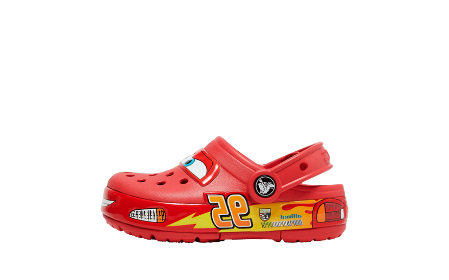 Crocs Classic Clog Lightning McQueen (TD) — Zuecos infantiles divertidos y cómodos
