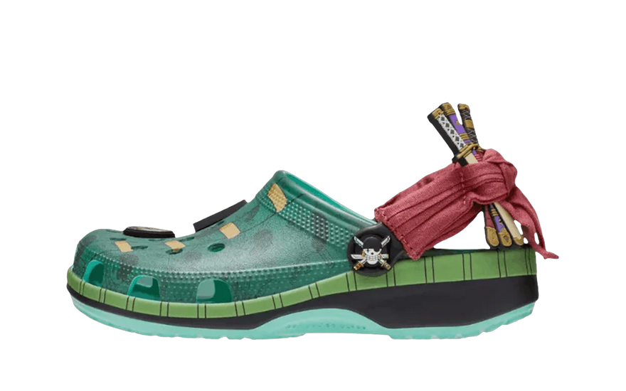 Crocs Classic Clog One Piece Roronoa Zoro: estilo único y confort todo el día