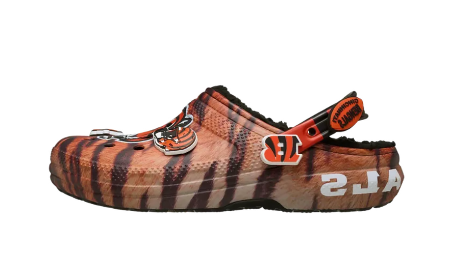 Crocs Classic Lined Clog NFL Cincinnati Bengals — Calor y estilo para fans