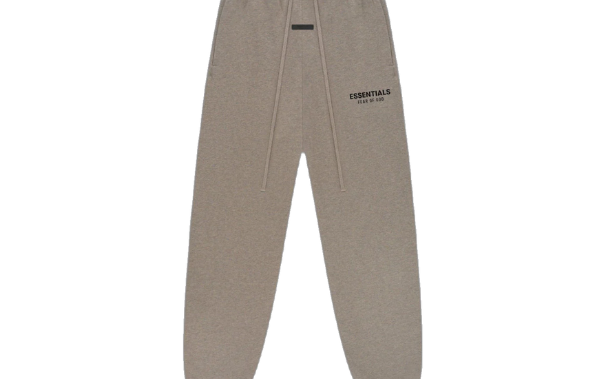 Fear of God Essentials Heather Grey Sweatpants: essential comfort and urban style