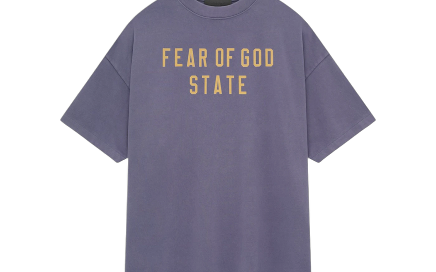 Fear of God Essentials Heavy Crewneck Tee Lavender — la camiseta que transforma tus básicos