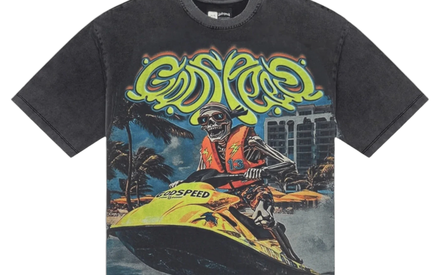 Godspeed Wave Runner T-shirt Grey — La camiseta gris que eleva tu look urbano