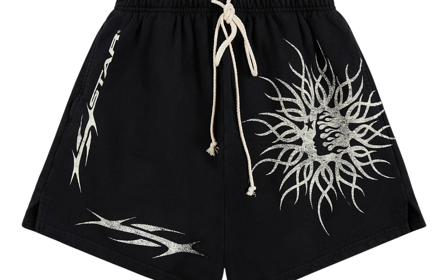 Hellstar Flame Yang Short Black — El básico urbano que enciende tu estilo