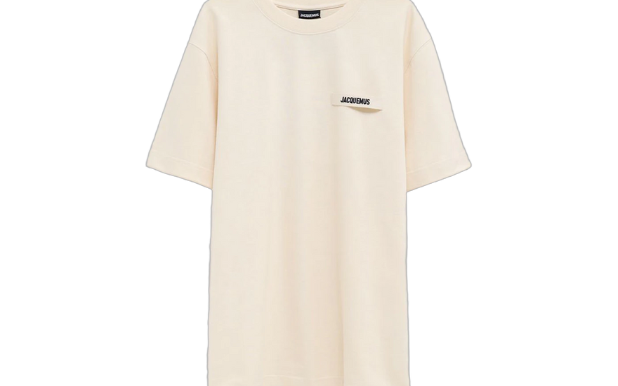 Jacquemus Le T-Shirt Gros Grain 150 Beige: la camiseta de lujo que resuelve el armario en 2026